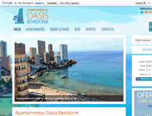 Tablet Screenshot of apartamentosoasisbenidorm.com